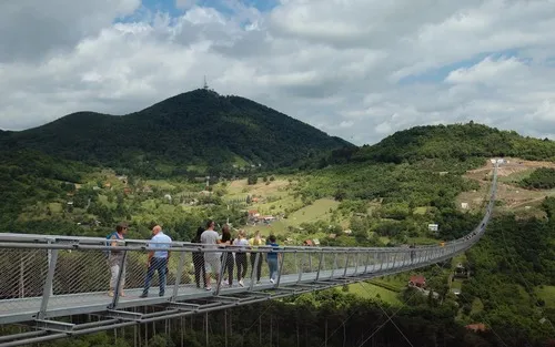 Suspension bridge of Sátoraljaújhely